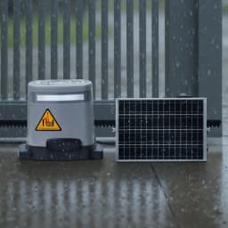 Otwieracz bramy solarnej 280 W, 1799 funtów, elektryczny otwieracz bramy, szyna zębata, 2 piloty - miniatura 1