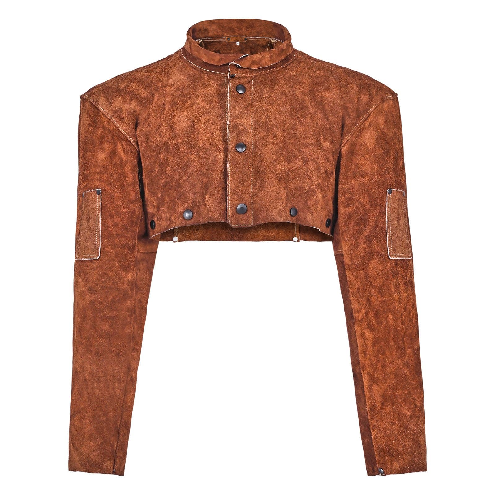 Skórzany, odporny na ogień, pelerynowy rękaw spawalniczy, rozmiar XL