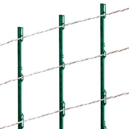 Przewód ogrodzeniowy elektryczny, 800 m, 2625 stóp, przenośny drut polietylenowy, średnica 3/32 cala, 9 mieszanych metalowych splotów zapewniających niezawodną przewodność i odporność na promieniowanie UV oraz rdzę, linka ogrodzeniowa dla koni, bydła i zwierząt gospodarskich - miniatura 12