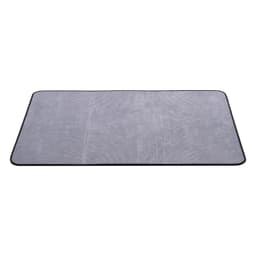 Mata pod krzesło, 915 x 1225 mm, mata pod krzesło biurowe na twarde podłogi, ochraniacz podłogi na krzesła na kółkach, powierzchnia z kordu, antypoślizgowa i łatwa do czyszczenia, gładko przesuwająca się mata pod biurko do domu i biura (szara) - miniatura 5