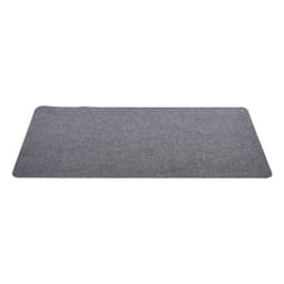 Mata pod krzesło, 897 x 1396 mm, mata pod krzesło biurowe na twarde podłogi, ochraniacz podłogi na krzesła na kółkach, powierzchnia z poliestru, antypoślizgowa i łatwa do czyszczenia, gładki dywanik pod biurko do domu i biura (ciemnoszary) - miniatura 5