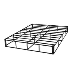 Rama łóżka typu box spring, rozmiar queen size, z tkaniną nadającą się do prania, wytrzymała metalowa rama do łóżka queen size, podstawa materaca 9 cali, maksymalna nośność 3500 funtów, łatwy montaż, 79,1 dł. x 59,6 szer. x 9,1 wys. w calach - miniatura 12