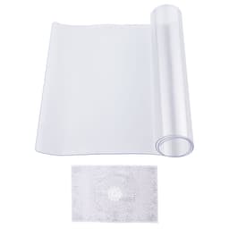 Plastikowy pokrowiec na stół, 14 x 24 cale, grubość 1,5 mm, przezroczysty ochraniacz stołu, prostokątna mata na biurko z PVC, wodoodporna i łatwa w czyszczeniu podkładka na biurko, do biura, komody, stołu jadalnego, szafki nocnej - miniatura 12