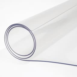 Gruby pokrowiec na stół 72x46 cali, przezroczysty ochraniacz na stół, przezroczysty obrus z PVC, ochraniacz na blat stołu, o grubości 1,5 mm, prostokątne podkładki na stół do jadalni - miniatura 12