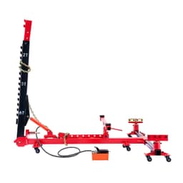Prostownica do ram samochodowych, 6-torowy sprzęt do naprawy karoserii z podnośnikiem poduszek powietrznych 3T i hydrauliczną pompą nożną 6000 PSI, zawiera 16 narzędzi do prostowania, do warsztatu samochodowego, sedana, SUV-a, pickupa - miniatura 4
