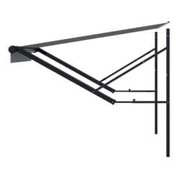 Kompletny zestaw markiz do przyczep kempingowych z napędem silnikowym, 14-stopowa, chowana markiza z aluminiową ramą, markiza zewnętrzna do przyczepy, pasująca do większości pojazdów kempingowych (wyblakły kolor) - miniatura 4