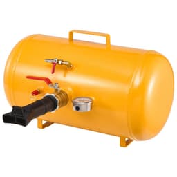 Pompka do opon pneumatycznych, 10 gal / 37,9 l, wytrzymałe narzędzie do pompowania opon, ciśnienie robocze 87-116 psi, pompka do siedzeń z wyzwalaczem pneumatycznym do quadów, ciągników, pickupów, ciężarówek, jeepów, kamperów i pojazdów UTV, żółta - miniatura 3