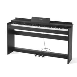 Cyfrowe pianino ważone, 88 klawiszy, w pełni ważone, klawiatura pianina elektrycznego ze stojakiem, zasilacz, potrójny pedał, 680 tonów, obsługa połączenia bezprzewodowego, ze słuchawkami, dla początkujących - miniatura 5
