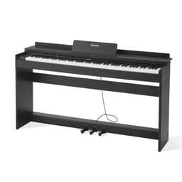 Cyfrowe pianino ważone, 88 klawiszy, w pełni ważone, klawiatura pianina elektrycznego ze stojakiem, zasilacz, potrójny pedał, 680 tonów, obsługa połączenia bezprzewodowego, ze słuchawkami, dla początkujących - miniatura 12