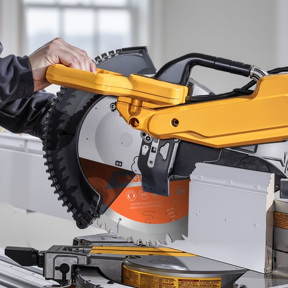 Brzeszczot do piły tarczowej, średnica 254 mm, 50 ostrych zębów ze stopu, trzpień 15,875 mm, wykończenie precyzyjne, brzeszczot do cięcia drewna do piły tarczowej, z otworami wentylacyjnymi redukującymi hałas, do cięcia sklejki, płyt OSB, drewna twardego