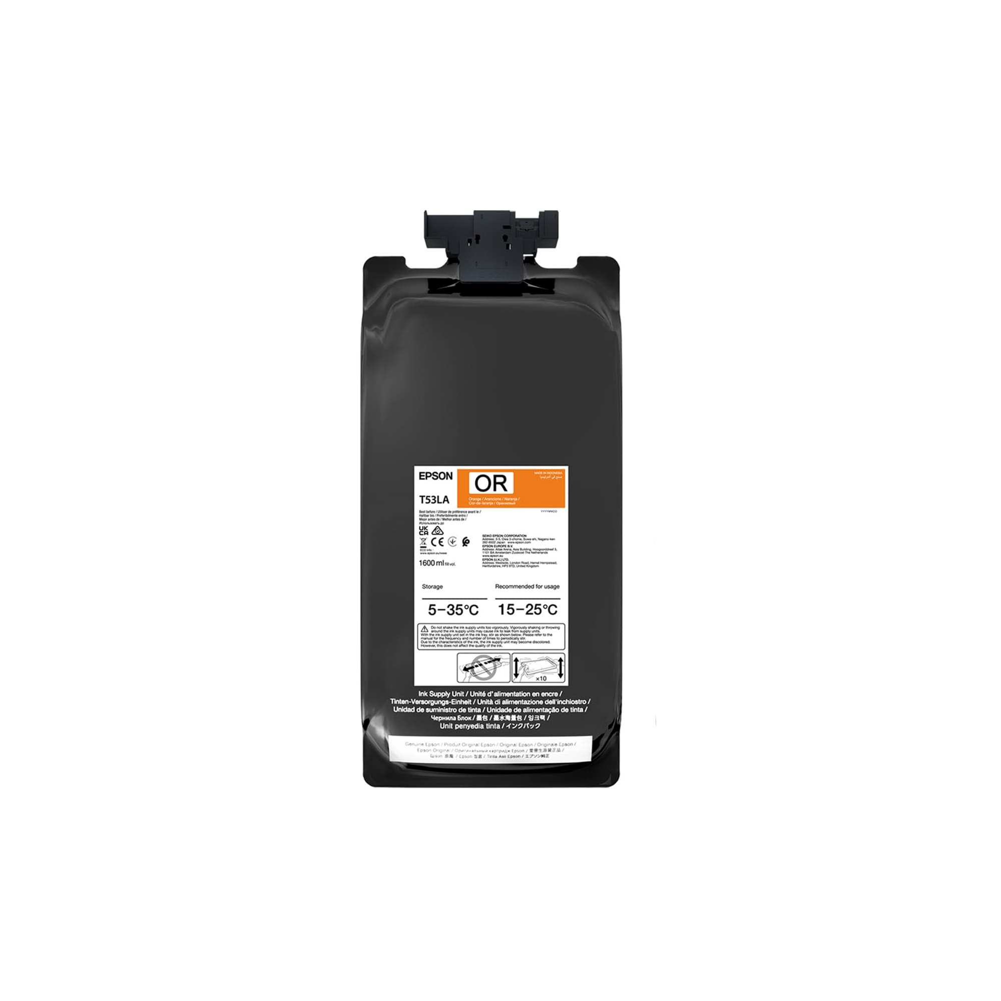 Epson UltraChrome DS, do SureColor EP-F6400-OV, EP-F9500-OV, wkład 1600 ml, pomarańczowy