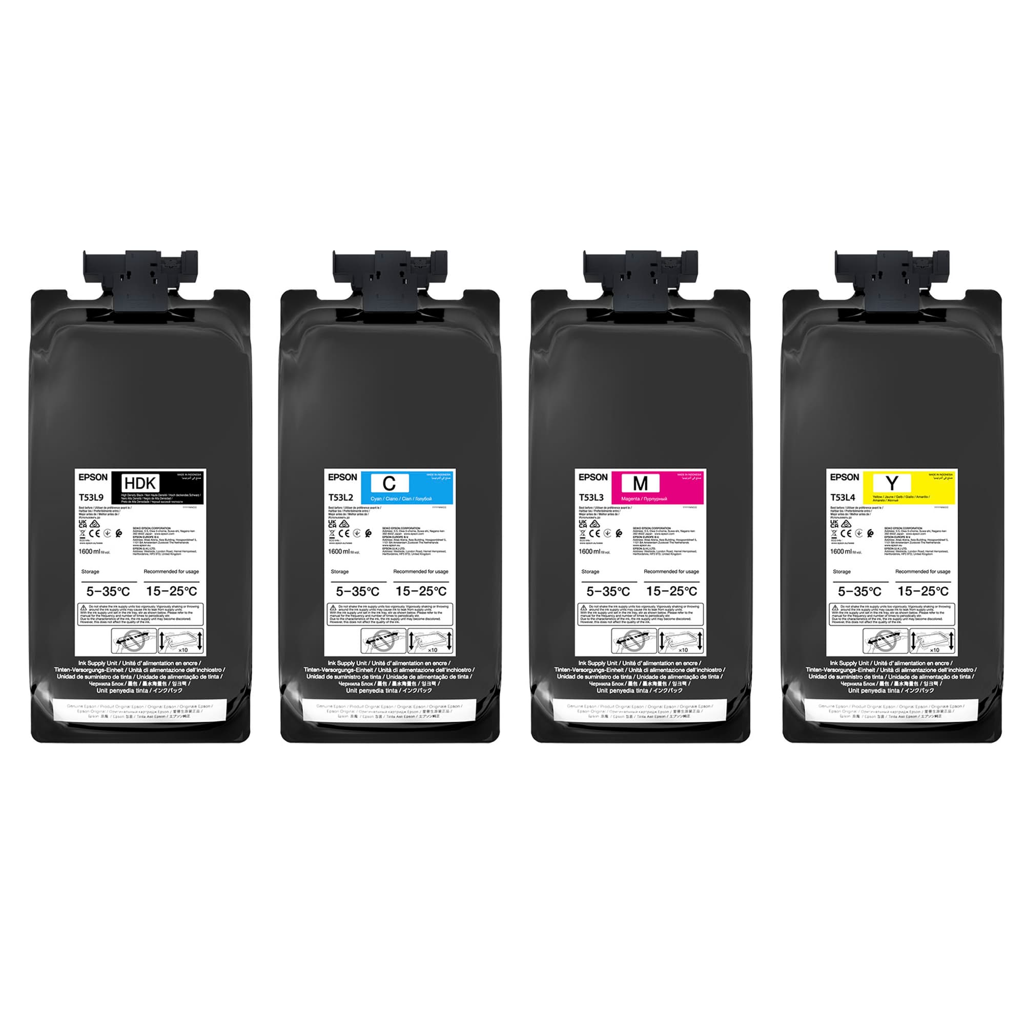 Epson UltraChrome DS, do SureColor F6400/F6400H, F9500/F9500H, wkład 1600 ml, różne kolory