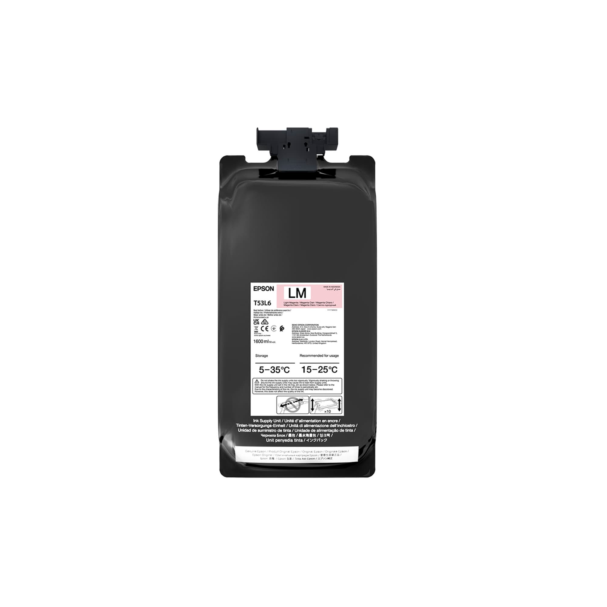 Epson UltraChrome DS, do SureColor EP-F6400-LCLM, EP-F9500-LCLM, wkład 1600 ml, jasna magenta