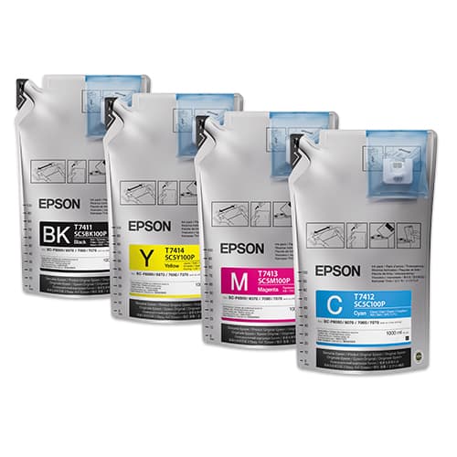 Epson UltraChrome DS, do drukarek SureColor F6000/F6200/F7200/F9200/F9300, pojemnik z tuszem 1000 ml, różne kolory