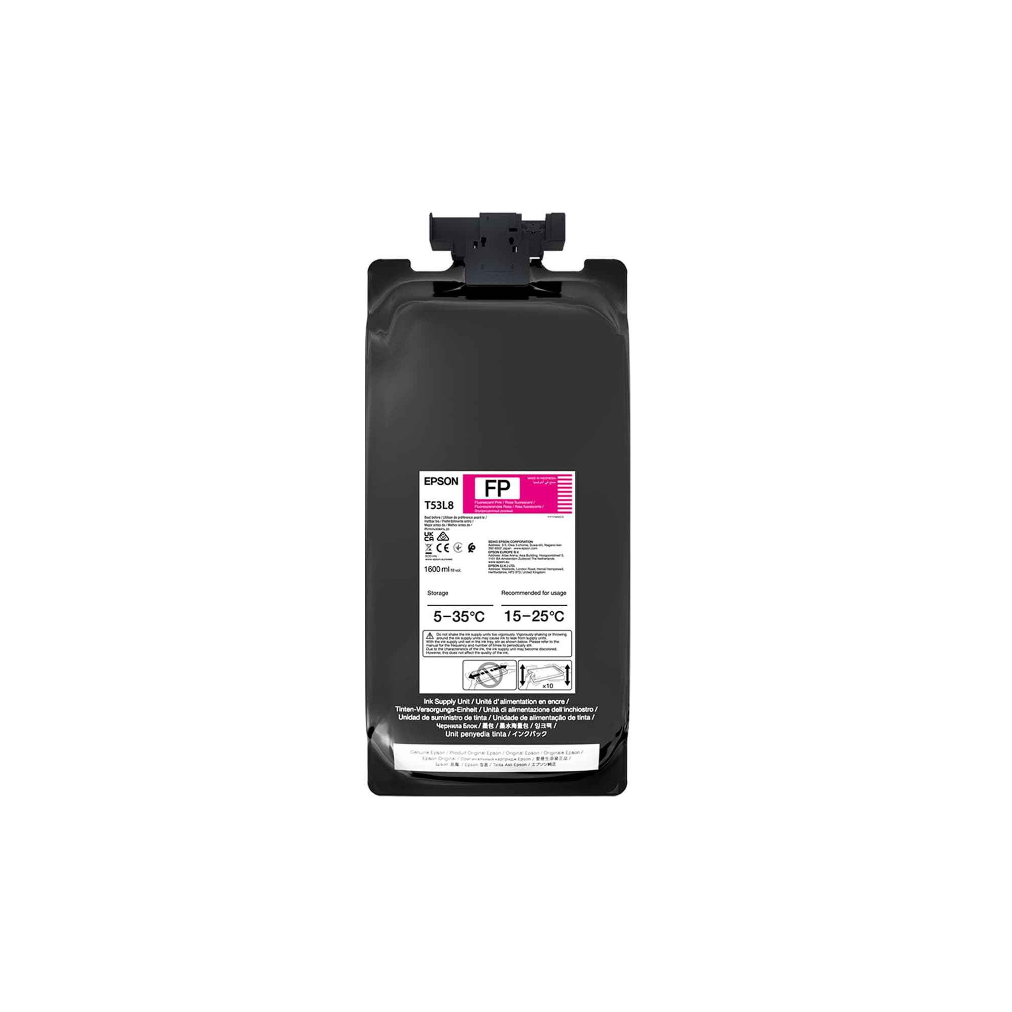 Epson UltraChrome DS, do SureColor EP-F6400-FYFP, EP-F9500-FYFP, wkład 1600 ml, fluorescencyjny róż
