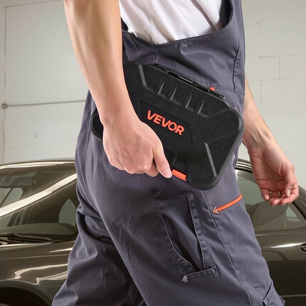 Zestaw nasadek, 70 elementów, nasadki z napędem 6,4 mm i grzechotką, SAE i metryczne, głębokie i płytkie, zestaw narzędzi mechanicznych z bitami, akcesoriami i walizką, stal stopowa CR-V, do napraw samochodowych