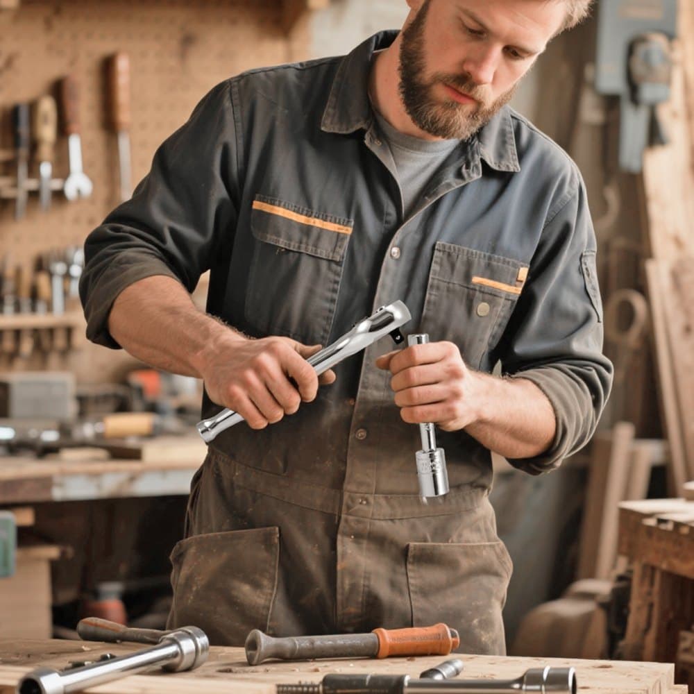 Zestaw nasadek, 39 elementów, nasadki 9,5 i 6,4 mm i grzechotka, rozmiary SAE i metryczne, zestaw narzędzi mechanicznych z kluczem grzechotkowym, akcesoria, etui, stal stopowa CR-V, do napraw samochodowych