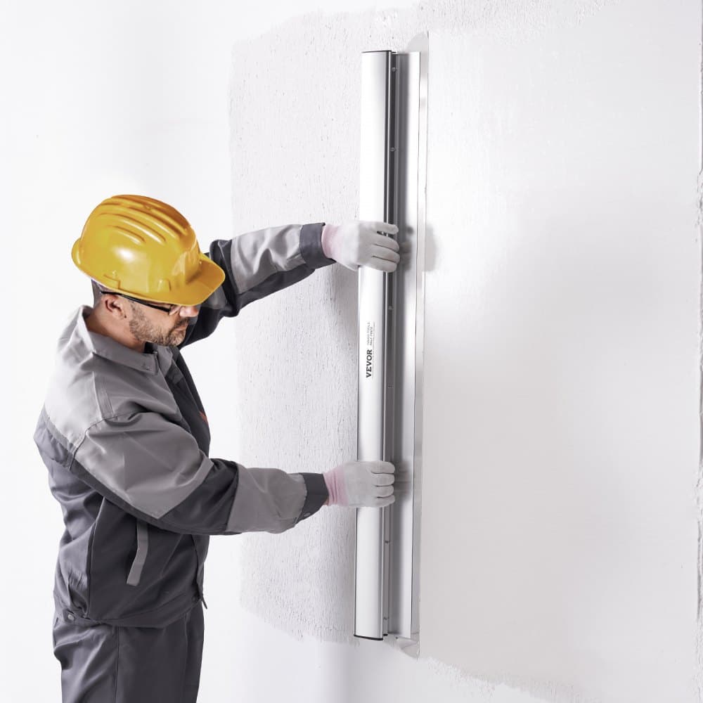 Ostrze do wygładzania płyt gipsowo-kartonowych, nóż wygładzający 48 cali, ostrze ze stali nierdzewnej i korpus ze stopu aluminium Profesjonalne narzędzia do wygładzania płyt gipsowo-kartonowych, nóż do ścierania/gładzenia płyt gipsowo-kartonowych, do płyt gipsowo-kartonowych/ściankowych/gipsowych