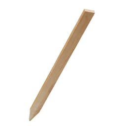 Drewniane paliki ogrodowe, 25 szt. 12,7×38,1×609,6 mm, paliki geodezyjne, paliki do wbijania w ziemię z ostrym końcem, paliki do podtrzymywania roślin z drewna jodłowego, słupki do oznakowania granic podwórka i ogrodzenia przeciw mułowi - miniatura 4