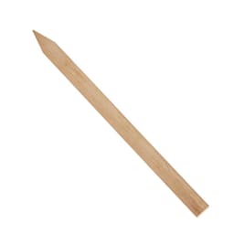 Drewniane paliki ogrodowe, 25 szt. 12,7×38,1×609,6 mm, paliki geodezyjne, paliki do wbijania w ziemię z ostrym końcem, paliki do podtrzymywania roślin z drewna jodłowego, słupki do oznakowania granic podwórka i ogrodzenia przeciw mułowi - miniatura 3