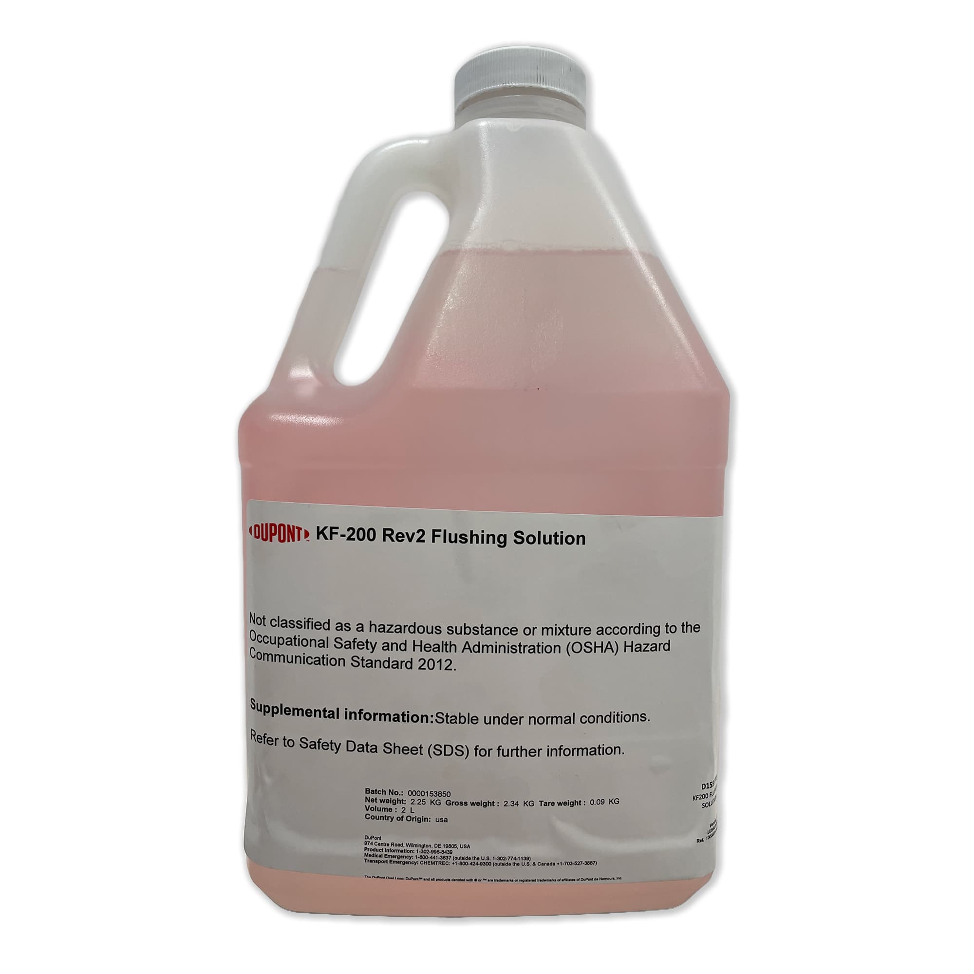 Roztwór czyszczący/płuczący DTF DuPont™ KF200, butelka 2 litry