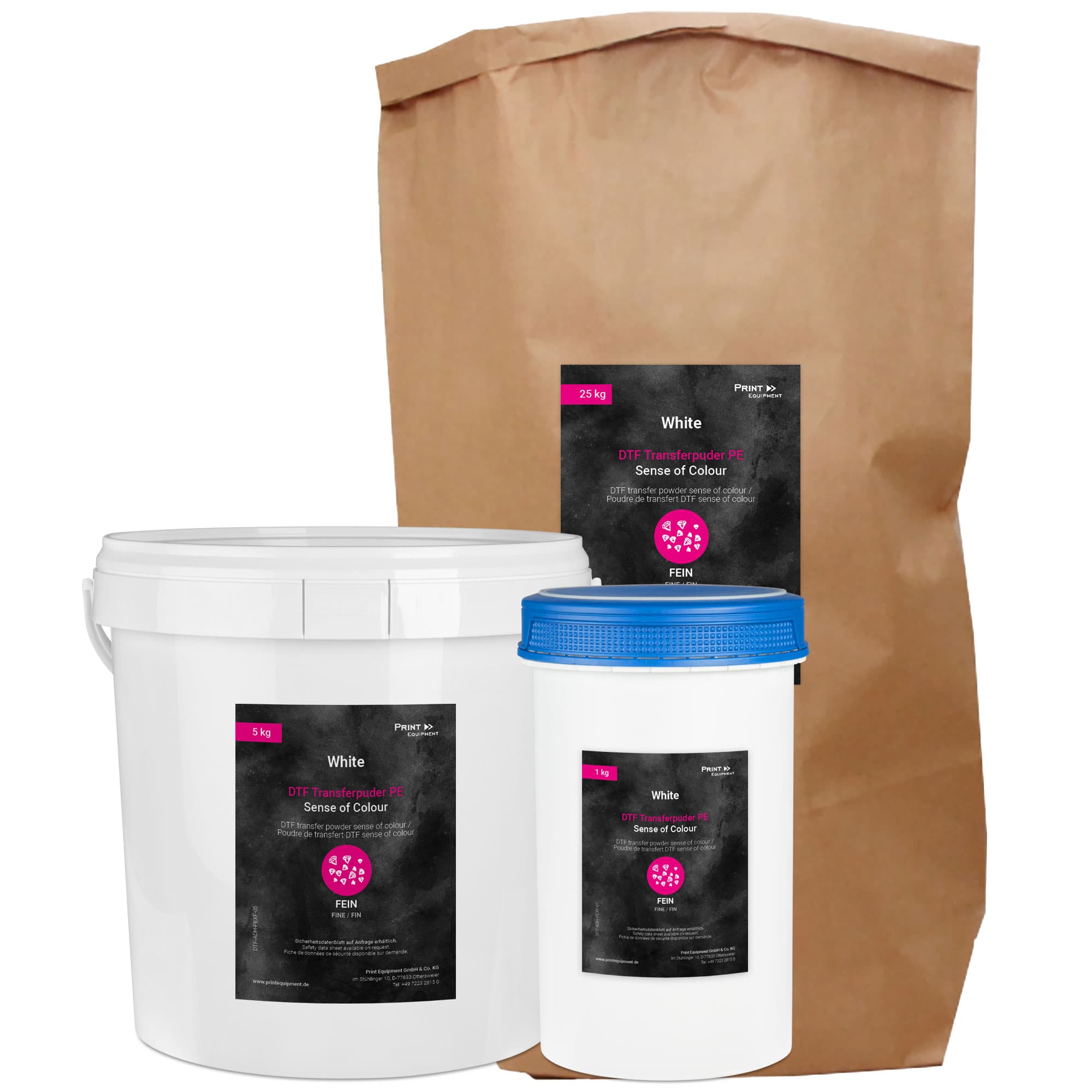 Proszek transferowy DTF Sense of Colour, do drobnej struktury tkanek, różne wersje