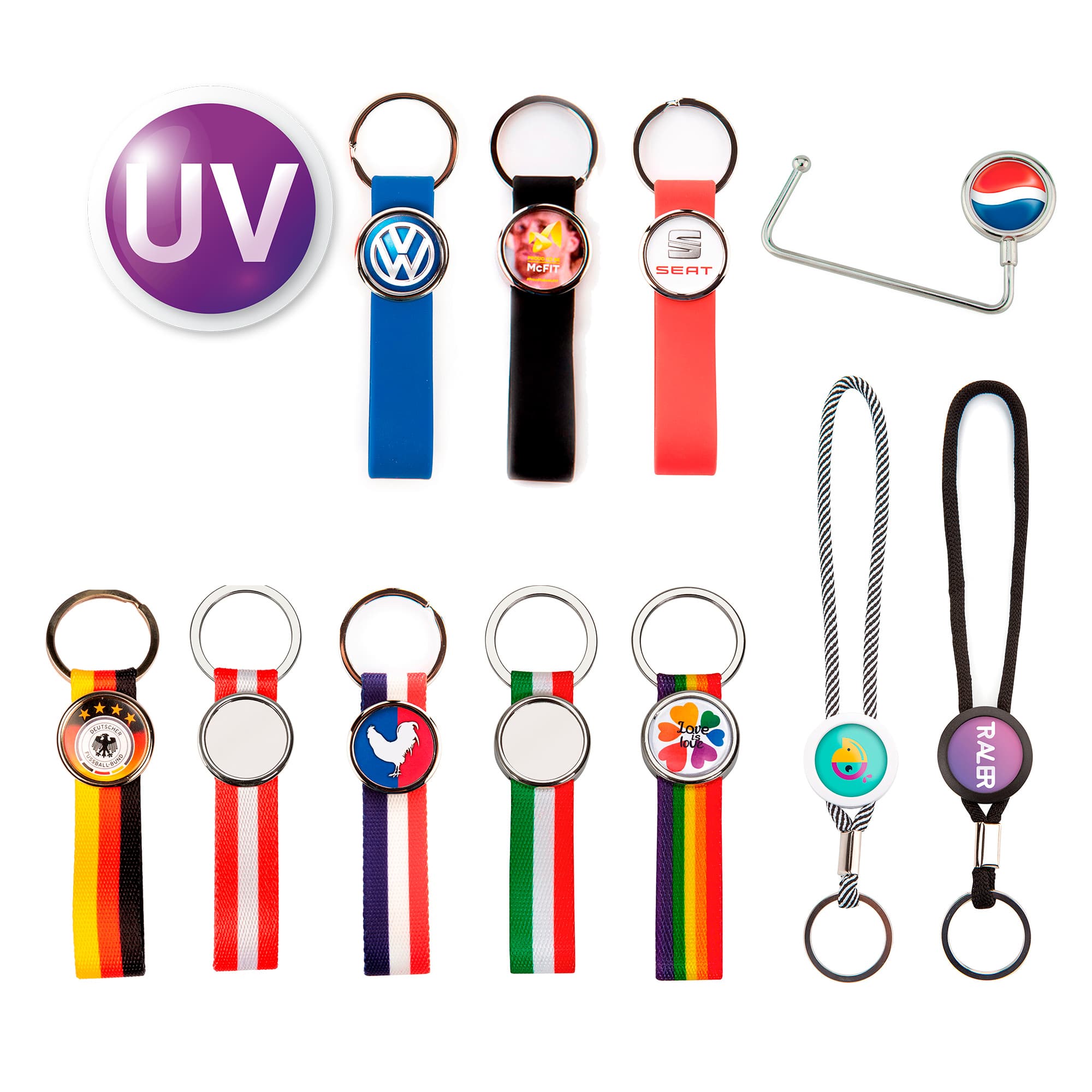 Różne UV Multiplexx, różne rozmiary