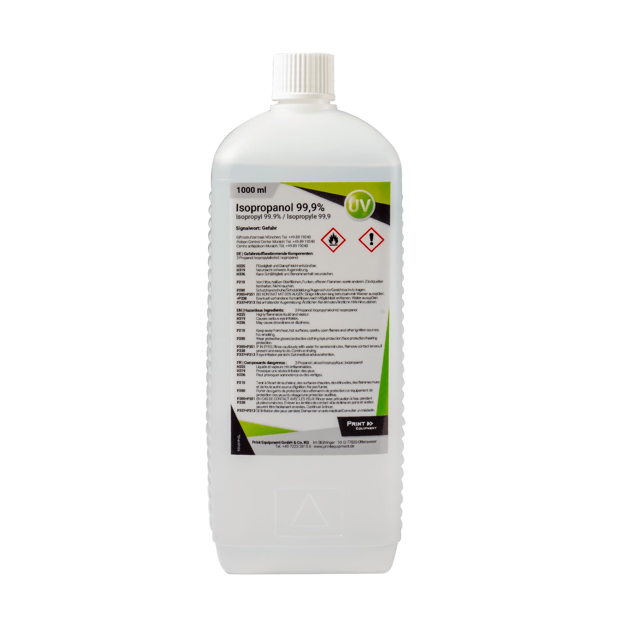 Izopropanol 99,9%, butelka 1.000 ml, do XPJ 461UF/661UF, 1462UF
