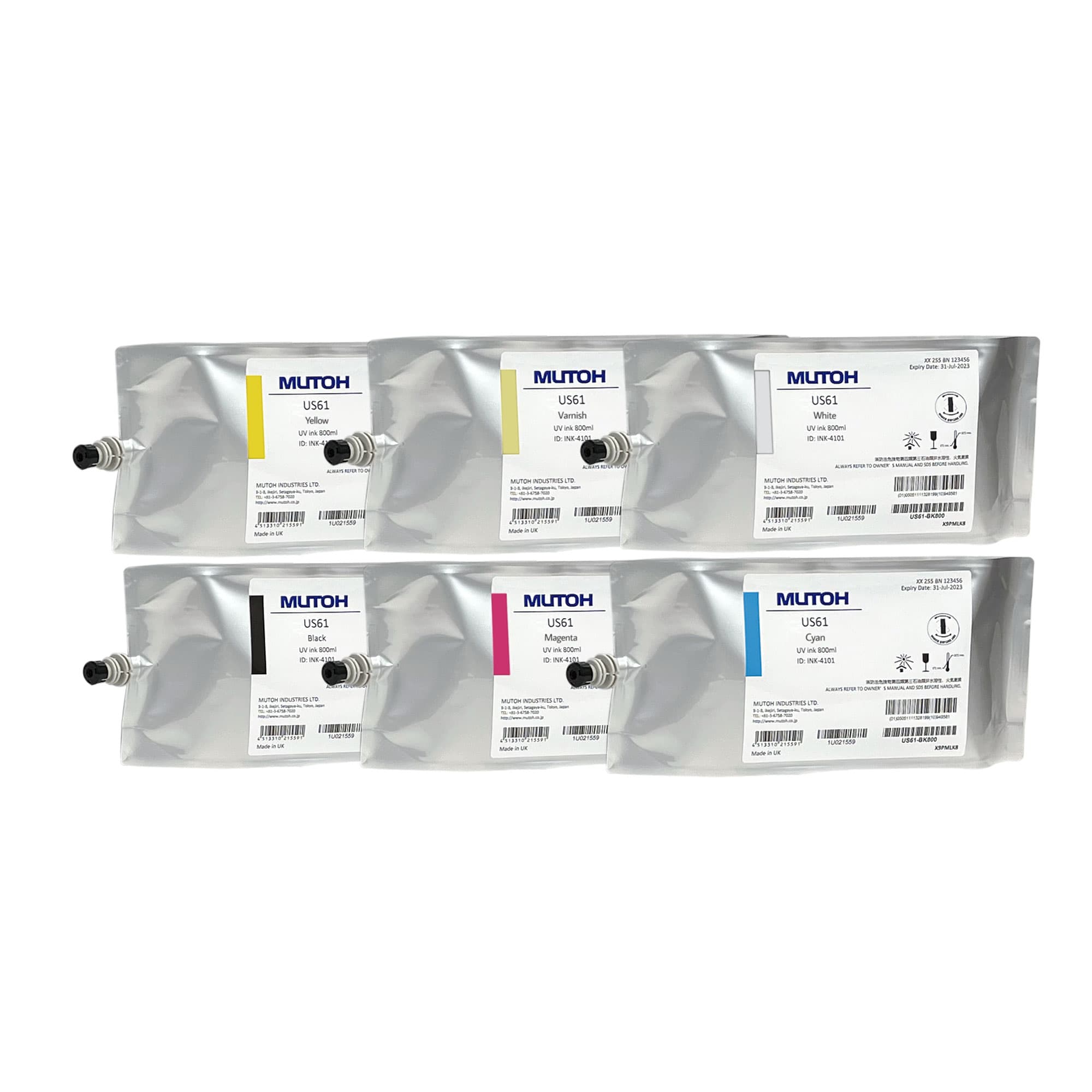 Atrament UV LED Flex US61, różne kolory, opakowanie 800 ml