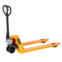 Wózek paletowy ręczny o udźwigu 2,5 t z widłami o wymiarach 122 l x 68,6 szer. cm do transportu materiałów, zakres wysokości podnoszenia 85–180 mm, odpowiedni do magazynów, supermarketów i zakładów produkcyjnych - miniatura 3