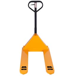 Wózek paletowy ręczny o udźwigu 2,5 t z widłami o wymiarach 122 l x 68,6 szer. cm do transportu materiałów, zakres wysokości podnoszenia 85–180 mm, odpowiedni do magazynów, supermarketów i zakładów produkcyjnych - miniatura 5