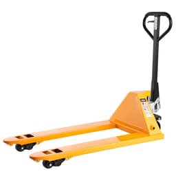Wózek paletowy ręczny o udźwigu 2,5 t z widłami o wymiarach 122 l x 68,6 szer. cm do transportu materiałów, zakres wysokości podnoszenia 85–180 mm, odpowiedni do magazynów, supermarketów i zakładów produkcyjnych - miniatura 12