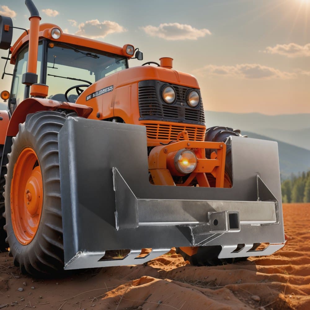 Płyta montażowa do ładowarki o grubości 1/4 cala z zaczepem 2,28 cala, płyty montażowe do ładowarki o szybkim mocowaniu 3000 funtów, kompatybilne z Deere, Kubota, Bobcat, Mahindra Steer, Tractor