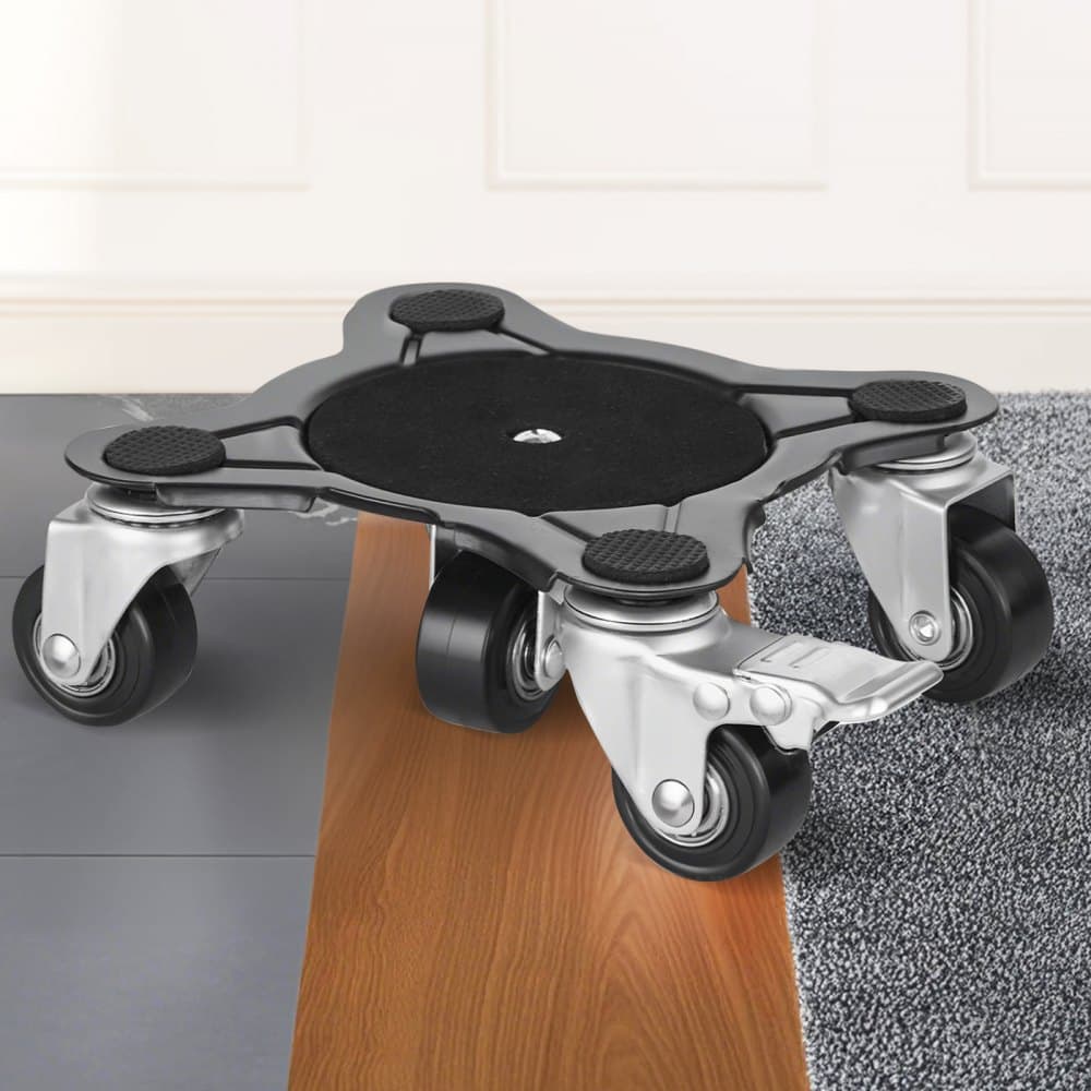 Wózek meblowy, udźwig do 544 kg, wytrzymały wózek do transportu mebli z 5 kołami obrotowymi o 360°, panel ze stali węglowej, zestaw narzędzi do podnoszenia mebli, sprzętu AGD, sofy, lodówki, pralki