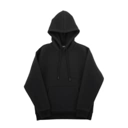 Damska bluza z kapturem, rozmiar XL, polarowa, z długim rękawem, wygodna, swobodna, prosta, bluza z kapturem, ciepła i przyjazna dla skóry, praktyczna i modna, czarna, z dużą kieszenią na jesień i zimę - miniatura 2