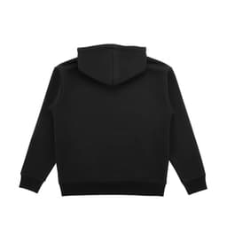 Damska bluza z kapturem, duży rozmiar, polarowa, z długim rękawem, wygodna, swobodna, prosta, bluza z kapturem, ciepła i przyjazna dla skóry, praktyczna i modna, czarna, z dużą kieszenią na jesień i zimę - miniatura 3