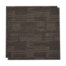 Płytki dywanowe wielokrotnego użytku 610 x 610 mm, 24 szt., modułowy dywan kwadratowy, podłoga komercyjna, miękka wyściółka, bezszwowa powłoka 8,9 m², łatwa wymiana DIY do salonu, sypialni, do wnętrz, szaro-brązowy - miniatura 12