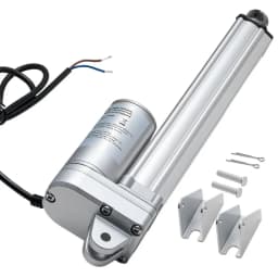Siłownik liniowy 12 V, skok 203,2 mm, wodoodporny, IP65, 675 funtów/3000 N, 0,2"/s, siłowniki ruchu z uchwytem montażowym do trackerów słonecznych, maszyn przemysłowych, otwieraczy drzwi - miniatura 2