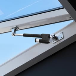 Siłownik liniowy 12 V, skok 200 mm, ultrawytrzymały siłownik liniowy 9000 N, stopień ochrony IP65, prędkość 5 mm/s, z uchwytami montażowymi do zbiorników maszyn przemysłowych, systemów podnoszenia ciężarów - miniatura 1