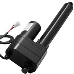 Siłownik liniowy 12 V, skok 200 mm, ultrawytrzymały siłownik liniowy 9000 N, stopień ochrony IP65, prędkość 5 mm/s, z uchwytami montażowymi do zbiorników maszyn przemysłowych, systemów podnoszenia ciężarów - miniatura 3