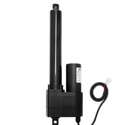 Siłownik liniowy 12 V, skok 200 mm, ultrawytrzymały siłownik liniowy 9000 N, stopień ochrony IP65, prędkość 5 mm/s, z uchwytami montażowymi do zbiorników maszyn przemysłowych, systemów podnoszenia ciężarów - miniatura 5