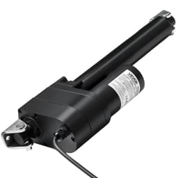 Siłownik liniowy 12 V, skok 200 mm, ultrawytrzymały siłownik liniowy 9000 N, stopień ochrony IP65, prędkość 5 mm/s, z uchwytami montażowymi do zbiorników maszyn przemysłowych, systemów podnoszenia ciężarów - miniatura 12