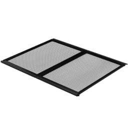 Osłona drzwi do kampera, kratka drzwiowa 622,3 x 508 mm, łatwa w montażu i demontażu, wzmocniona, oddychająca siatka ochronna, aluminiowa osłona wejścia do kampera dla zwierząt, czarna - miniatura 5