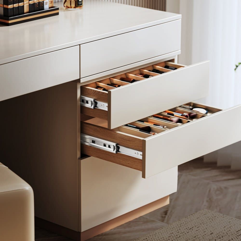 Prowadnice do szuflad, 22 cale, 10 par, w pełni wysuwane, prowadnice kulkowe do szafek, udźwig 100 funtów, wytrzymałe, montowane z boku, prowadnice do szuflad, do samodzielnego montażu w kuchni