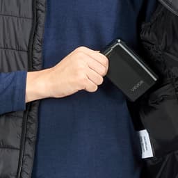 Kamizelka grzewcza, męska elektryczna kamizelka grzewcza z akumulatorem 16000 mAh, 8 stref grzewczych, lekka, ładowalna kamizelka zimowa z 3 poziomami, do wędrówek na świeżym powietrzu, na kemping, wędkarstwo, narciarstwo, rozmiar L - miniatura 5