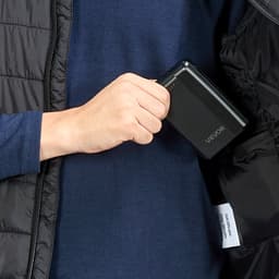 Kamizelka grzewcza, męska elektryczna kamizelka grzewcza z akumulatorem 16000 mAh, 8 stref grzewczych, lekka, ładowalna kamizelka zimowa z 3 poziomami, do wędrówek na świeżym powietrzu, na kemping, wędkarstwo, narciarstwo, rozmiar L - miniatura 14