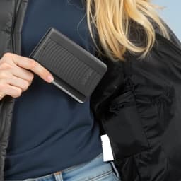 Kamizelka grzewcza, damska kamizelka grzewcza elektryczna z akumulatorem 16000 mAh, 8 stref grzewczych, lekka, zimowa kamizelka z 3 poziomami ogrzewania, do wędrówek na świeżym powietrzu, na kemping, wędkarstwo, narciarstwo, rozmiar L - miniatura 7