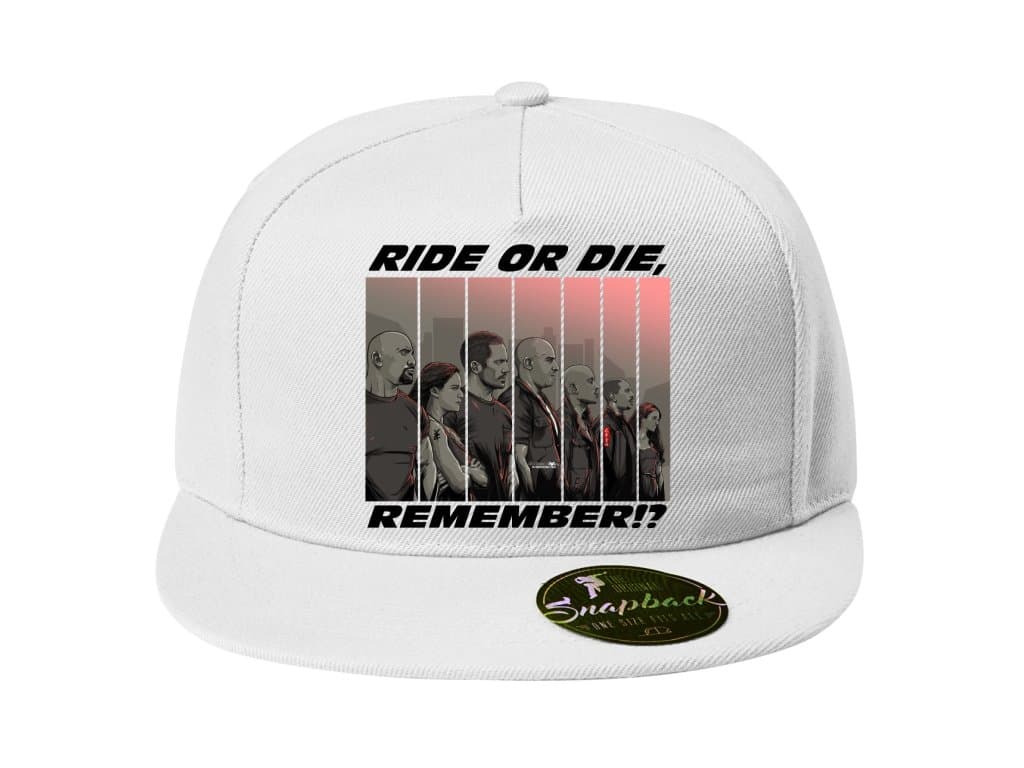 Czapka snapback Szybcy i wściekli - "Ride or Die"