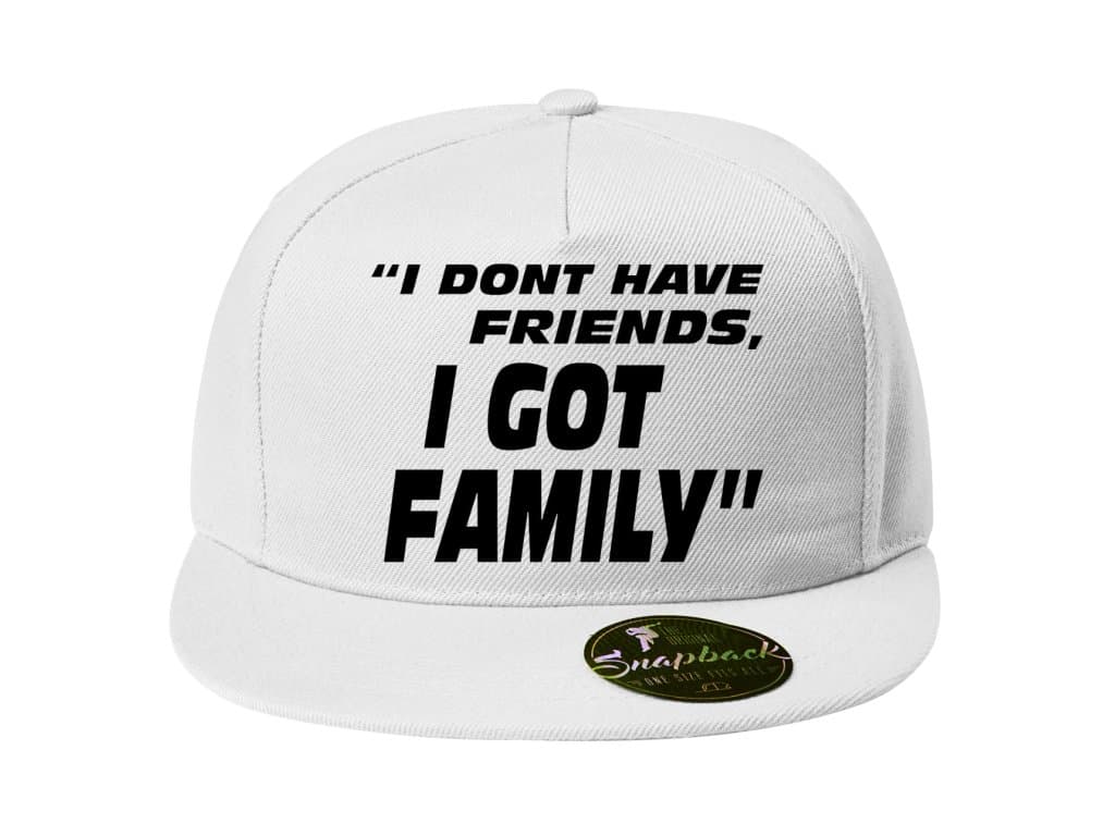 Czapka snapback Szybcy i wściekli rodzina