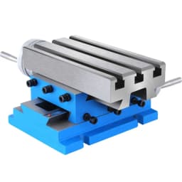 Stół roboczy do frezarki, stół przesuwny krzyżowy 10,2 x 18,5 cm, imadło do wiertarki stołowej - miniatura 3